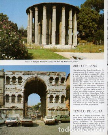 Collectionnisme Papier divers: LAMINA V54225: Templo de Vesta y Arco de Jano, Roma - Eugenio Pucci
