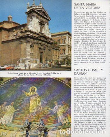 Collectionnisme Papier divers: LAMINA V54240: Iglesias Santa Maria de la Victoria y Santos Cosme y Damian, Roma - Eugenio Pucci