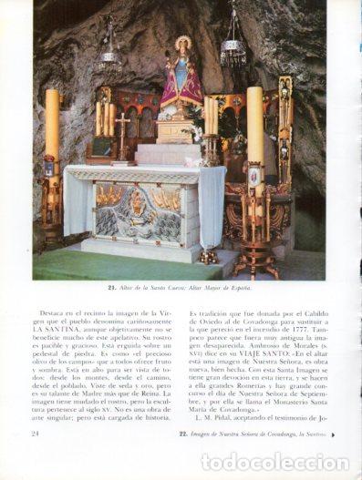 Collectionnisme Papier divers: LAMINA V54293: Altar de la Santa Cueva de Covadonga - Emiliano de la Huerga