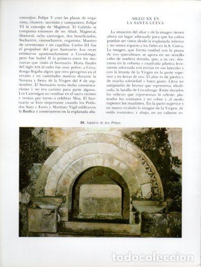 Collectionnisme Papier divers: LAMINA V54295: Sepulcro de don Pelayo en la Santa Cueva de Covadonga - Emiliano de la Huerga