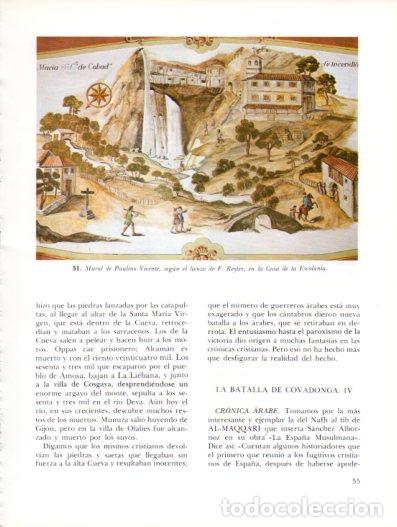 Collectionnisme Papier divers: LAMINA V54305: Mural de Paulino Vicente, Casa de la Escolania de Covadonga - Emiliano de la Huerga