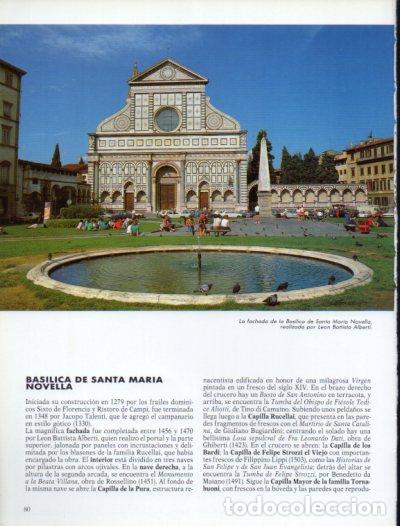 Collectionnisme Papier divers: LAMINA V54358. Basilica de Santa Maria Novella, Florencia