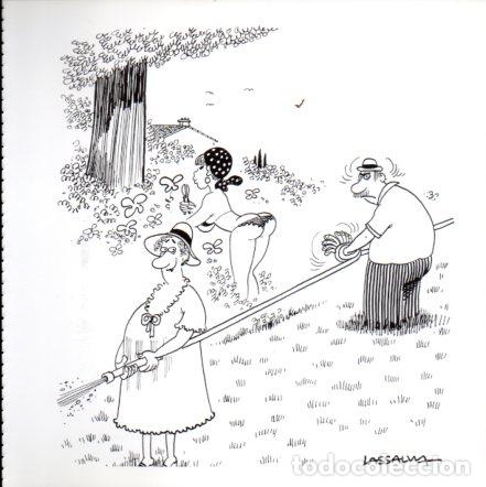 Collectionnisme Papier divers: LAMINA V54373: Ilustracion de Lassalvy n&ordm; 7