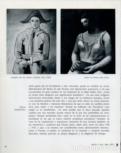 Otros art&iacute;culos de coleccionismo en papel: LAMINA V53886: Picasso. Arlequin con las manos cruzadas y mujer en blanco - Lothar-Gunther Buchheim