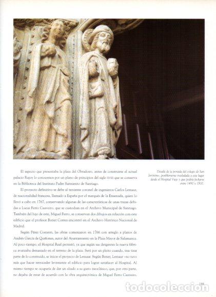 Altri oggetti di carta: LAMINA V54853: Detalle portada del colegio de San Jeronimo, Santiago de Compostela - Wifredo Rincon