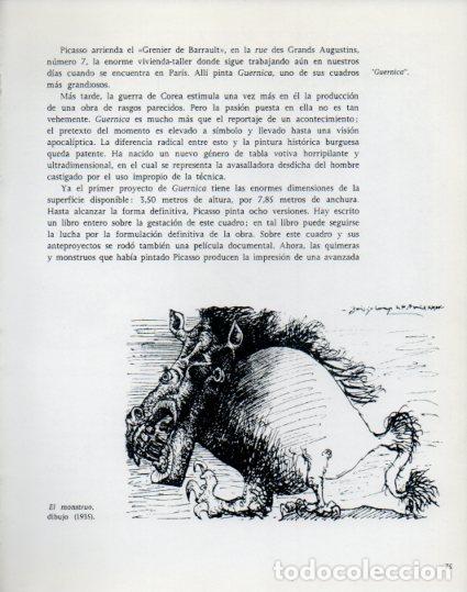 Otros art&iacute;culos de coleccionismo en papel: LAMINA V53891: Picasso. El monstruo - Lothar-Gunther Buchheim
