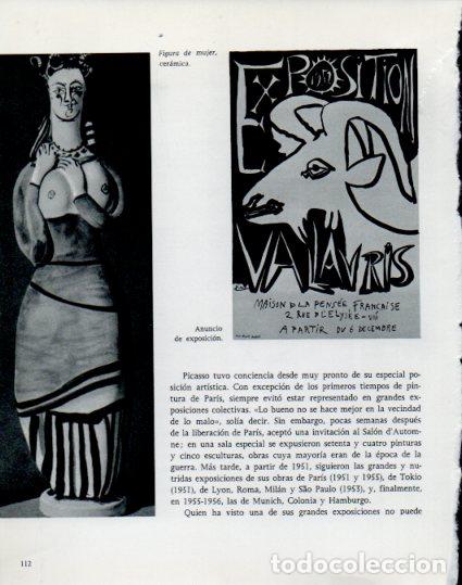 Otros art&iacute;culos de coleccionismo en papel: LAMINA V53906: Picasso. Figura de mujer ceramica y Anuncio de exposicion - Lothar-Gunther Buchheim