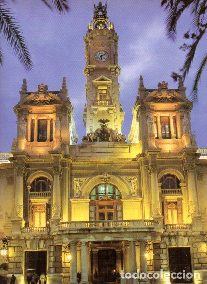 Altri oggetti di carta: LAMINA V54881: Ayuntamiento de Valencia, fachada - Wifredo Rincon Garcia