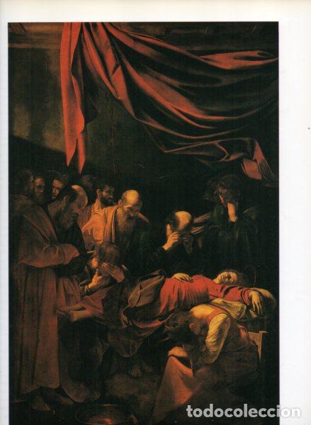 Outros artigos de papel: LAMINA V54893: La muerte de la Virgen por Caravaggio - Jose Luis Morales y Marin