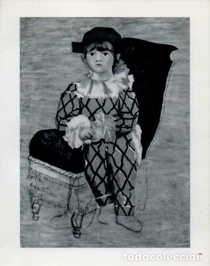 Otros art&iacute;culos de coleccionismo en papel: LAMINA V53888: Picasso. Pablo vestido de Arlequin - Lothar-Gunther Buchheim