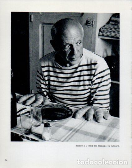 Otros art&iacute;culos de coleccionismo en papel: LAMINA V53898: Picasso a la mesa del desayuno en Vallauris - Lothar-Gunther Buchheim