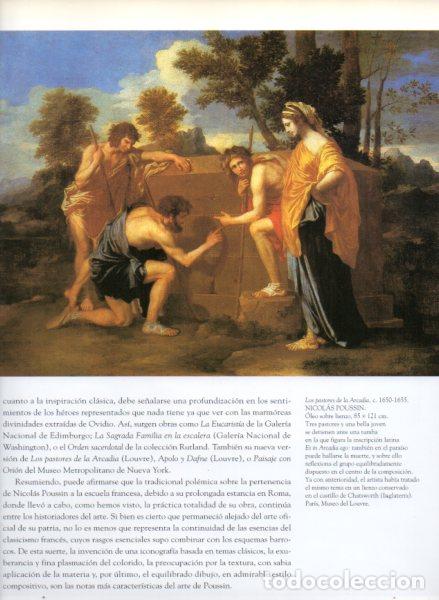 Sammelleidenschaft Andere Papierartikel: LAMINA V54911: Los pastores de la Arcadia por Nicolas Poussin - Jose Luis Morales y Marin