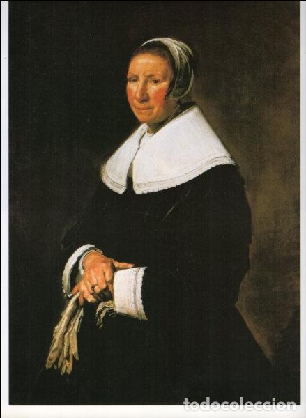 Sammelleidenschaft Andere Papierartikel: LAMINA V54918: Dama con los guantes en la mano por Frans Hals - Jose Luis Morales y Marin
