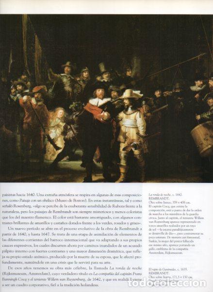 Sammelleidenschaft Andere Papierartikel: LAMINA V54921: La ronda de noche por Rembrandt - Jose Luis Morales y Marin