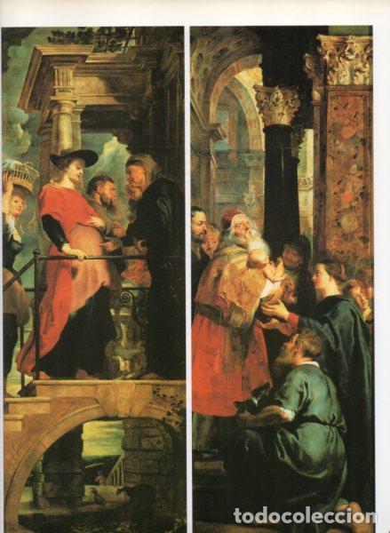 Sammelleidenschaft Andere Papierartikel: LAMINA V54928: El Descendimiento de la Cruz por Rubens, paneles izquierdo y derecho - Jose Luis Mora