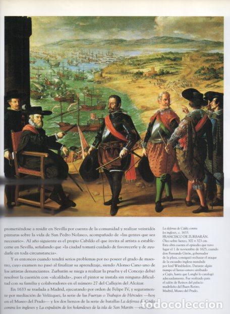 Sammelleidenschaft Andere Papierartikel: LAMINA V54956: La defensa de Cadiz contra los ingleses por Zurbaran - Jose Luis Morales y Marin