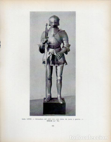 Sammelleidenschaft Andere Papierartikel: LAMINA V53948: Armadura con ristre de justa y guerra, siglo XVI