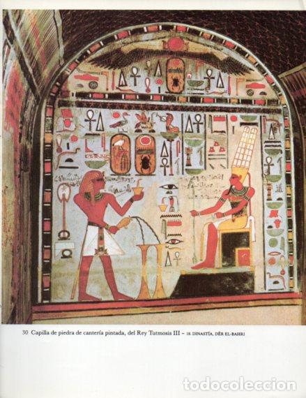 Sammelleidenschaft Andere Papierartikel: LAMINA V53986: Capilla de canteria pintada del Rey Tutmosis III - Lambelet/Riesterer