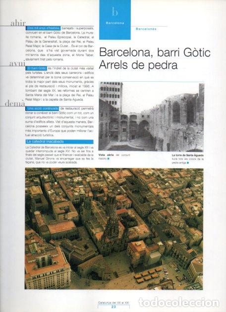Sammelleidenschaft Andere Papierartikel: LAMINA V54996: Barri Gotic de Barcelona vista aeria