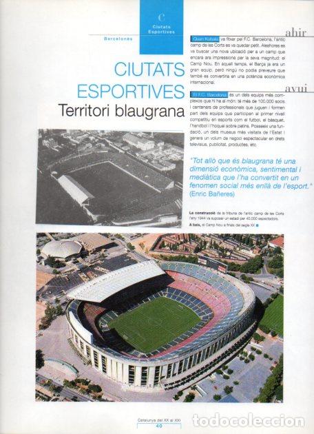 Sammelleidenschaft Andere Papierartikel: LAMINA V55001: El camp Nou del Bar&ccedil;a any 1944 i finals segle XX