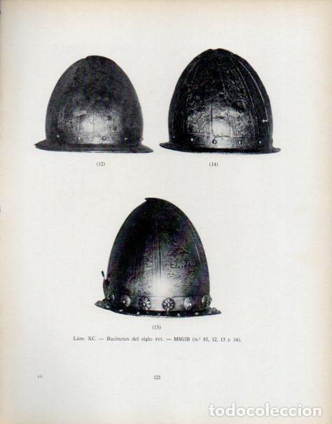 Sammelleidenschaft Andere Papierartikel: LAMINA V53958: Bacinetes del siglo XVI