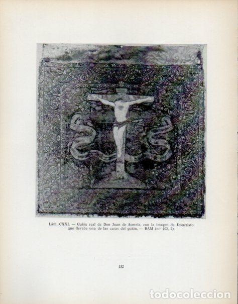 Sammelleidenschaft Andere Papierartikel: LAMINA V53973: Guion real de Juan de Austria con la imagen de Jesucristo