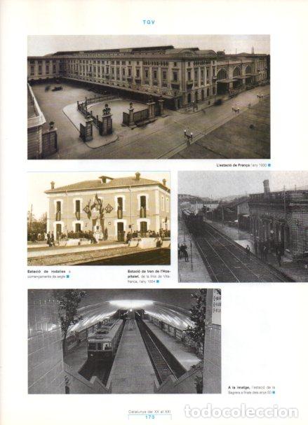 Collectionnisme Papier divers: LAMINA V55043: Estacions de Fran&ccedil;a any 1930, Hospitalet any 1854 y Sagrera anys 50
