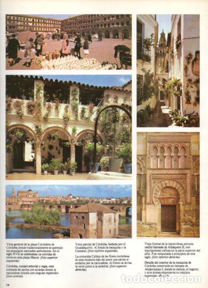 Collectionnisme Papier divers: LAMINA V55051: Vistas Plaza Corredera, calle Calleja y portada califal en Cordoba - Nestor Lujan