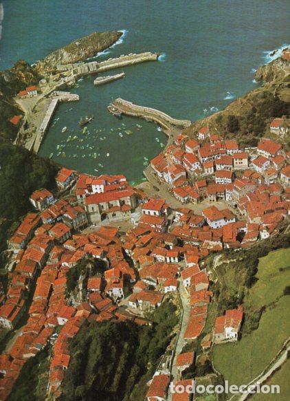 Collectionnisme Papier divers: LAMINA V55061: Vista aerea de Cudillero - Nestor Lujan