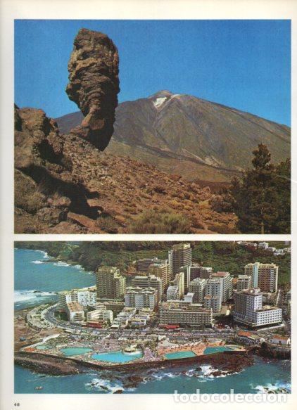 Otros art&iacute;culos de coleccionismo en papel: LAMINA V55068: El Teide y purto de la Cruz en Tenerife - Nestor Lujan