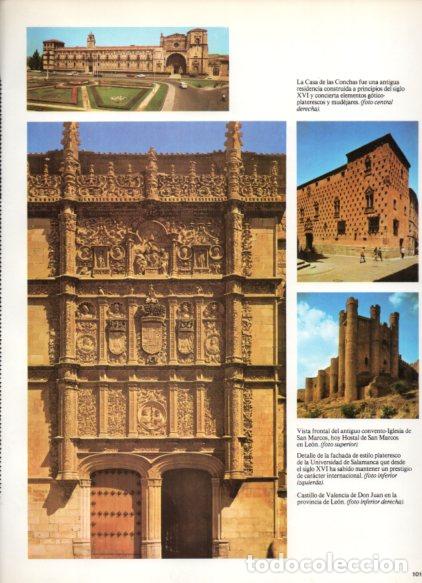 Altri oggetti di carta: LAMINA V55091: Universidad de Salamanca y Castillo de Valencia de Don Juan - Nestor Lujan