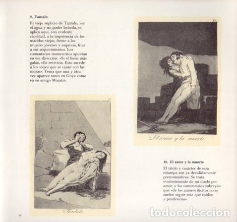 Altri oggetti di carta: LAMINA V55106: GOYA Caprichos. Tantalo y El amor y la muerte - Alfonso E. Perez-Sanchez