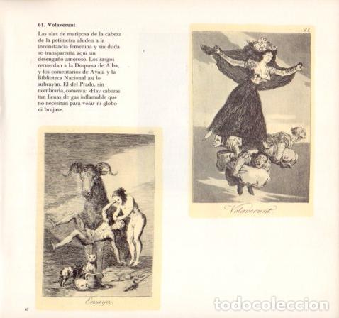 Altri oggetti di carta: LAMINA V55121: GOYA Caprichos. Ensayos y Volaverunt - Alfonso E. Perez-Sanchez