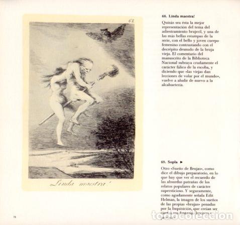 Altri oggetti di carta: LAMINA V55123: GOYA Caprichos. Linda maestra - Alfonso E. Perez-Sanchez