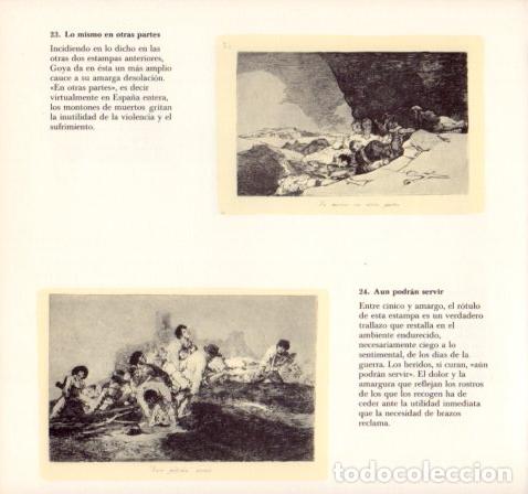 Altri oggetti di carta: LAMINA V55136: GOYA Desastres. Lo mismo en otras partes y Aun podran servir - Alfonso E. Perez-Sanch