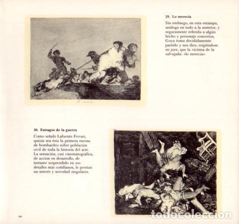 Altri oggetti di carta: LAMINA V55138: GOYA Desastres. Lo merecia y Estragos de la guerra - Alfonso E. Perez-Sanchez