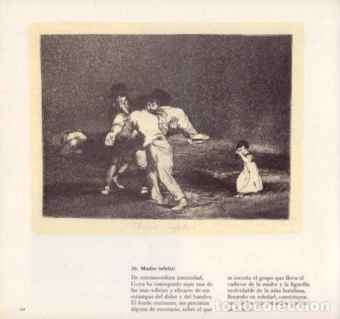 Paper Collecting Others: LAMINA V55143: GOYA Desastres. Madre infeliz - Alfonso E. Perez-Sanchez