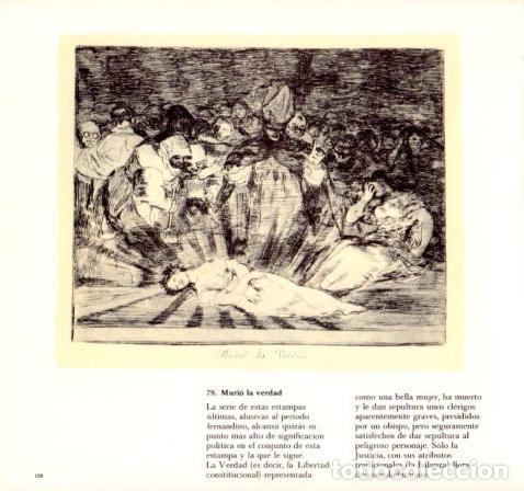 Paper Collecting Others: LAMINA V55151: GOYA Desastres. Murio la verdad - Alfonso E. Perez-Sanchez