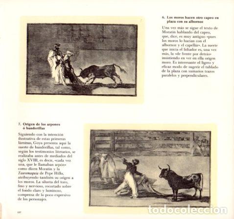Paper Collecting Others: LAMINA V55156: GOYA Tauromaquia. Origen de los arpones y Moros hacen otro capeo - Alfonso E. Perez-S