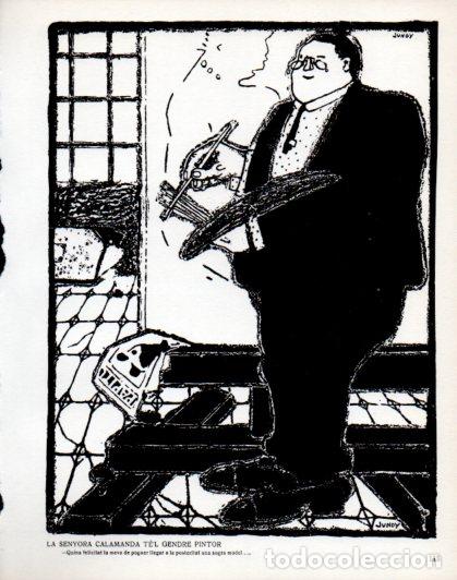 Paper Collecting Others: LAMINA V54518: La Sra Calamanda te'l gendre pintor per Junoy. Revista Papitu