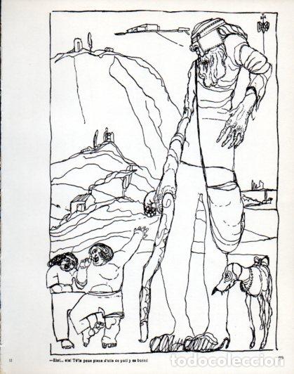 Paper Collecting Others: LAMINA V54506: Home amb els peus plens d'ulls de poll per Mompou. Revista Papitu