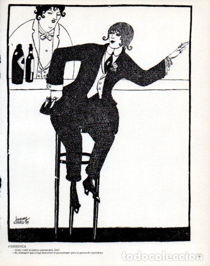 Paper Collecting Others: LAMINA V54526: Parisenca per Junoy. Revista Papitu
