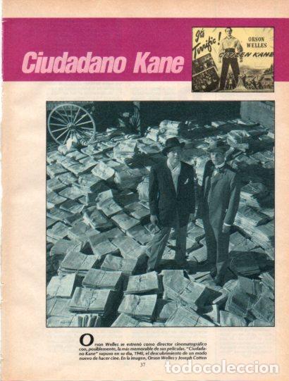 Paper Collecting Others: LAMINA V54548: Ciudadano Kane con Orson Welles y Joseph Cotten