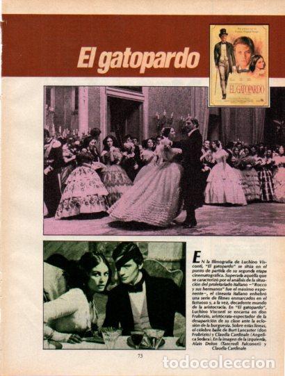 Otros art&iacute;culos de coleccionismo en papel: LAMINA V54566: El gatopardo con Burt Lancaster y Alain Delon