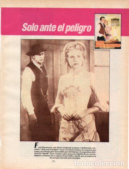 Collectionnisme Papier divers: LAMINA V54618: Solo ante el peligro con Gary Cooper y Grace Kelly