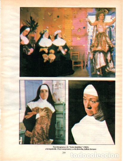 Collectionnisme Papier divers: LAMINA V54633: Entre tinieblas 3 fotogramas de la pelicula