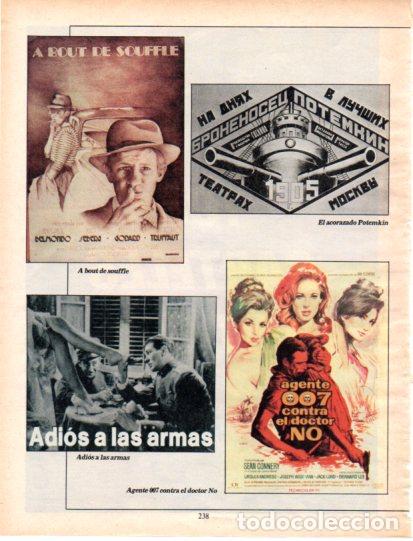 Collectionnisme Papier divers: LAMINA V54643: Carteles de El acorazado Potemkin y agente 007 contra el doctor No