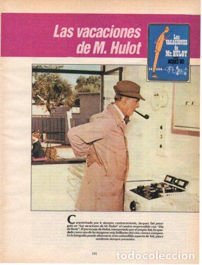 Collectionnisme Papier divers: LAMINA V54625: Las vacaciones de M. Hublot con Jacques Tati