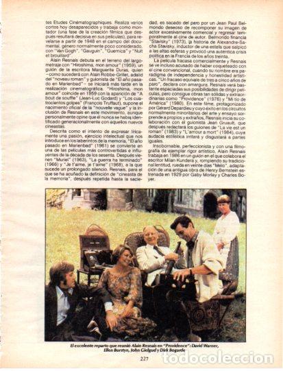 Collectionnisme Papier divers: LAMINA V54641: Providence por Alain Resnais escena de la pelicula
