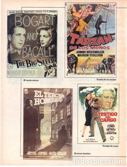 Collectionnisme Papier divers: LAMINA V54663: Carteles El tercer hombre y Testigo de cargo
